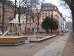 Spielplatz und Freiflächen auf dem Gartenfeldplatz nach 2009