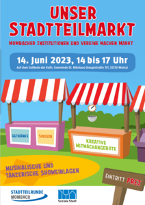 Plakat Stadtteilmarkt 2023